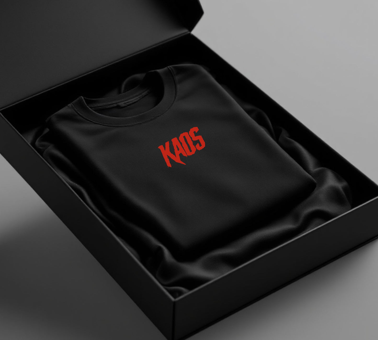 Black crew neck KAOS driFit Red Badge