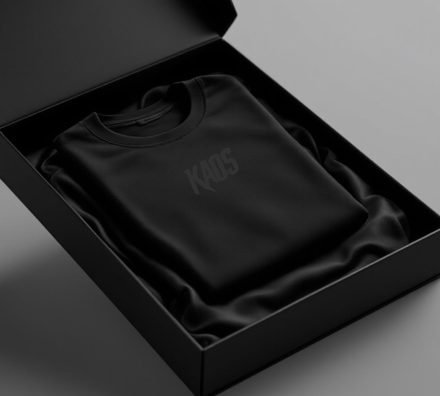 Black crew neck KAOS driFit Black Badge