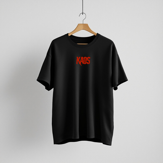 Black crew neck KAOS driFit Red Badge